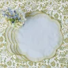 Outlet Mrs. Alice Alathea Blue & Green Linen Placemats (Set Of 4)