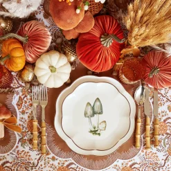 Mrs. Alice Alathea Caramel Linen Placemats & Napkins (Set Of 4)