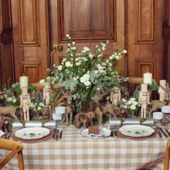 Discount Mrs. Alice Alathea Caramel Linen Placemats (Set Of 4)