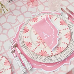 Clearance Mrs. Alice Amelie Pink Placemats & Napkins (Set Of 4)