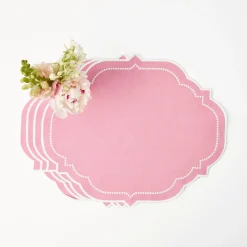 Clearance Mrs. Alice Amelie Pink Placemats & Napkins (Set Of 4)