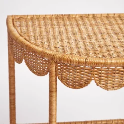 Sale Mrs. Alice Annabelle Rattan Side Table