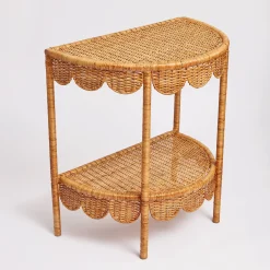 Sale Mrs. Alice Annabelle Rattan Side Table