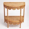 Discount Mrs. Alice Annabelle Rattan Side Table