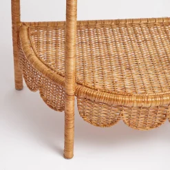 Discount Mrs. Alice Annabelle Rattan Side Table