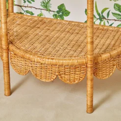 Discount Mrs. Alice Annabelle Rattan Side Table