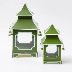 Outlet Mrs. Alice Apple Green Pagoda Lantern