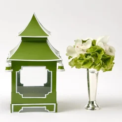 Outlet Mrs. Alice Apple Green Pagoda Lantern