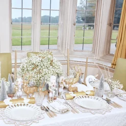 Sale Mrs. Alice Applique White Tablecloth