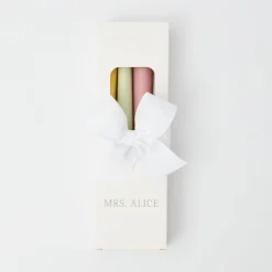 Mrs. Alice Assorted Pastel Candles (Set Of 8)