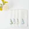 Discount Mrs. Alice Assorted White Linen Rabbit Napkins (Set Of 4)