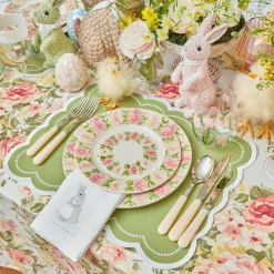 Discount Mrs. Alice Assorted White Linen Rabbit Napkins (Set Of 4)