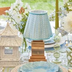 Outlet Mrs. Alice Baby Blue Lotus Lampshade