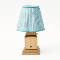 Outlet Mrs. Alice Baby Blue Lotus Lampshade