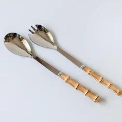 Best Mrs. Alice Bamboo Salad Servers