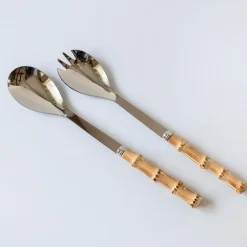 Best Mrs. Alice Bamboo Salad Servers