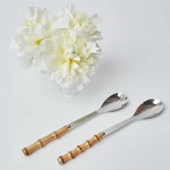 Discount Mrs. Alice Bamboo Salad Servers