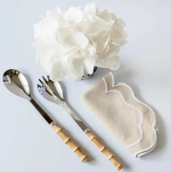 Discount Mrs. Alice Bamboo Salad Servers