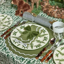 New Mrs. Alice Beatrice Forest Green Napkins (Set Of 4)