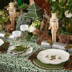 New Mrs. Alice Beatrice Forest Green Napkins (Set Of 4)