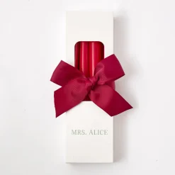 Outlet Mrs. Alice Berry Red Candles (Set Of 8)