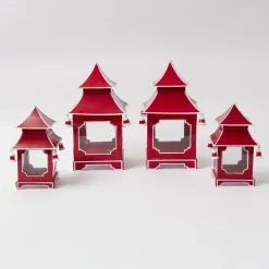 Best Mrs. Alice Berry Red Pagoda Lantern