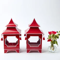 Mrs. Alice Berry Red Pagoda Lantern