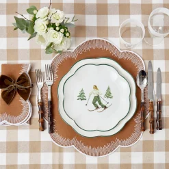 Hot Mrs. Alice Biscuit Gingham Tablecloth