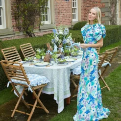 Discount Mrs. Alice Blue & Brown Rattan Rabbit Family