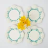 Sale Mrs. Alice Blue Coral Starter Plates (Set Of 4)
