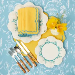 Sale Mrs. Alice Blue Coral Starter Plates (Set Of 4)