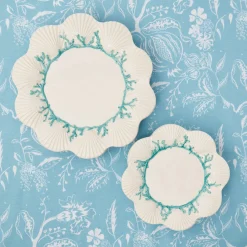 Sale Mrs. Alice Blue Coral Starter Plates (Set Of 4)