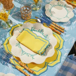 Sale Mrs. Alice Blue Coral Starter Plates (Set Of 4)