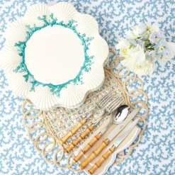 Online Mrs. Alice Blue Coral Tablecloth