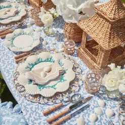 Online Mrs. Alice Blue Coral Tablecloth