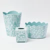 Outlet Mrs. Alice Blue Floral Toleware Set