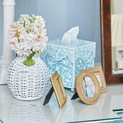 Outlet Mrs. Alice Blue Floral Toleware Set