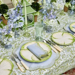 Mrs. Alice Blue Fluted Vase Set