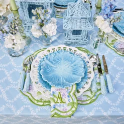 New Mrs. Alice Blue Garland Tablecloth