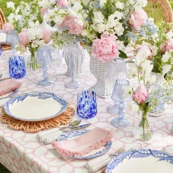 Discount Mrs. Alice Blue Glass Lantern Tea Light Holder Set