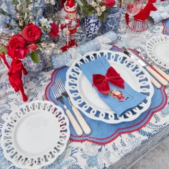 Discount Mrs. Alice Blue Hand Embroidered Father Christmas Napkins (Set Of 4)