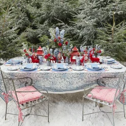 Discount Mrs. Alice Blue Hand Embroidered Father Christmas Napkins (Set Of 4)