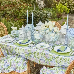 Clearance Mrs. Alice Blue Hydrangea Seat Pad Cushion