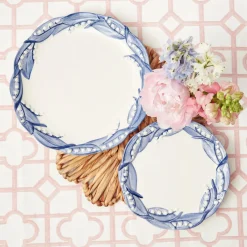 Best Mrs. Alice Blue Lily Of The Valley Dinner & Starter Plates (Set Of 8)