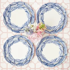 Sale Mrs. Alice Blue Lily Of The Valley Dinner & Starter Plates (Set Of 8)