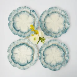 Hot Mrs. Alice Blue Matilde Dinner & Starter Plates (Set Of 8)