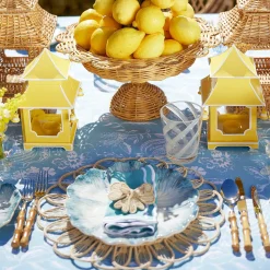 Best Mrs. Alice Blue Matilde Dinner & Starter Plates (Set Of 8)
