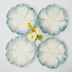 Clearance Mrs. Alice Blue Matilde Dinner Plates (Set Of 4)