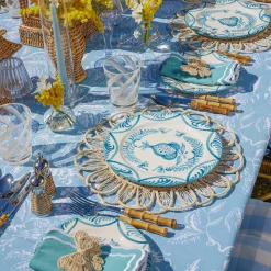 New Mrs. Alice Blue Melograno Dinner Plates (Set Of 4)