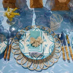 New Mrs. Alice Blue Melograno Dinner Plates (Set Of 4)